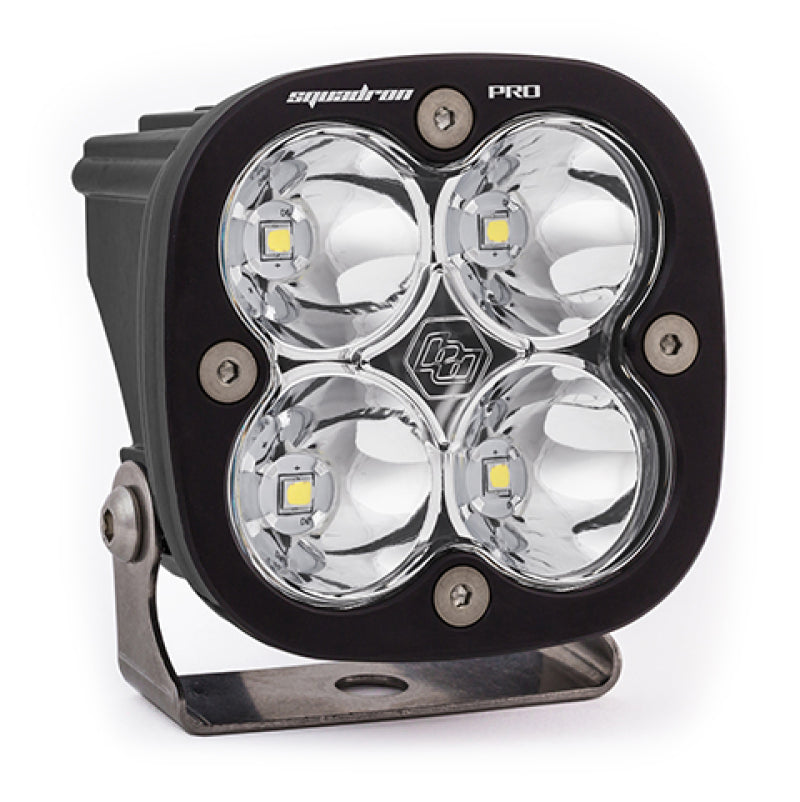 Baja Designs Squadron Pro Black Work/Scene Pattern LED Light Pod - Clear - Blais Performance Parts