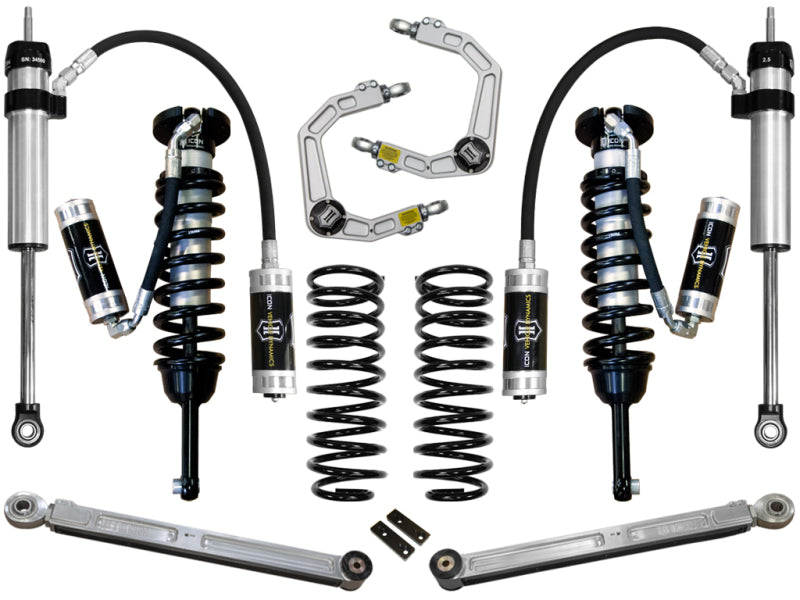 ICON 03-09 Toyota 4Runner/FJ 0-3.5in Stage 5 Suspension System w/Billet Uca - Blais Performance Parts