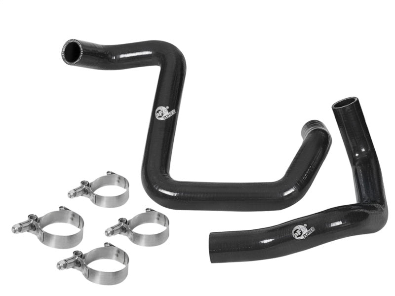 aFe BladeRunner Silicone Radiator Hose Kit 12-18 Jeep Wrangler (JK) V6 3.6L - Black - Blais Performance Parts