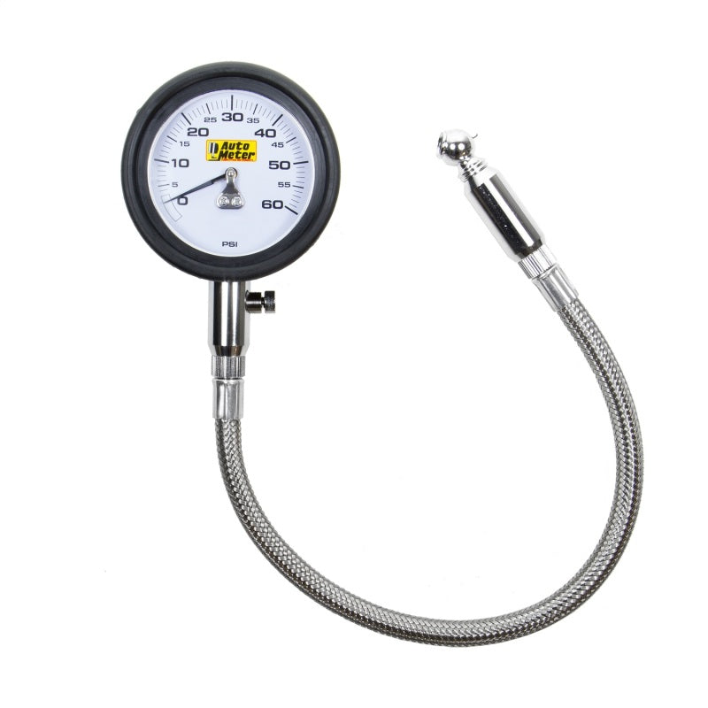 Autometer NASCAR Performance 60PSI Lo-Pressure Tire Pressure Gauge - Blais Performance Parts