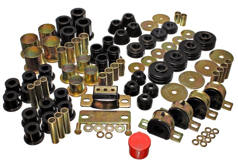 Energy Suspension 73-80 Chevrolet / GMC 2WD 1/2 Ton Pickup Black Hyper-flex Master Bushing Set - Blais Performance Parts