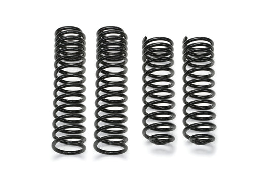 Fabtech 07-18 Jeep JK 4WD 4-Door 5in Front & Rear Long Travel Coil Spring Kit - Blais Performance Parts