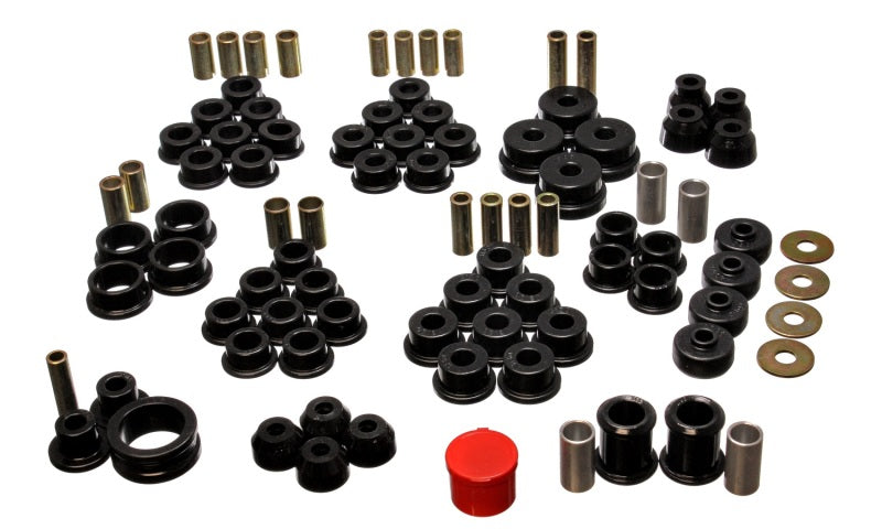 Energy Suspension 84-95 Chevrolet Corvette Black Hyper-flex Master Bushing Set - Blais Performance Parts