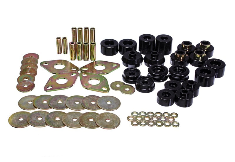 Energy Suspension 00-02 Toyota 4-Runner 2WD/4WD Black Body Mount Bushing Set - Blais Performance Parts