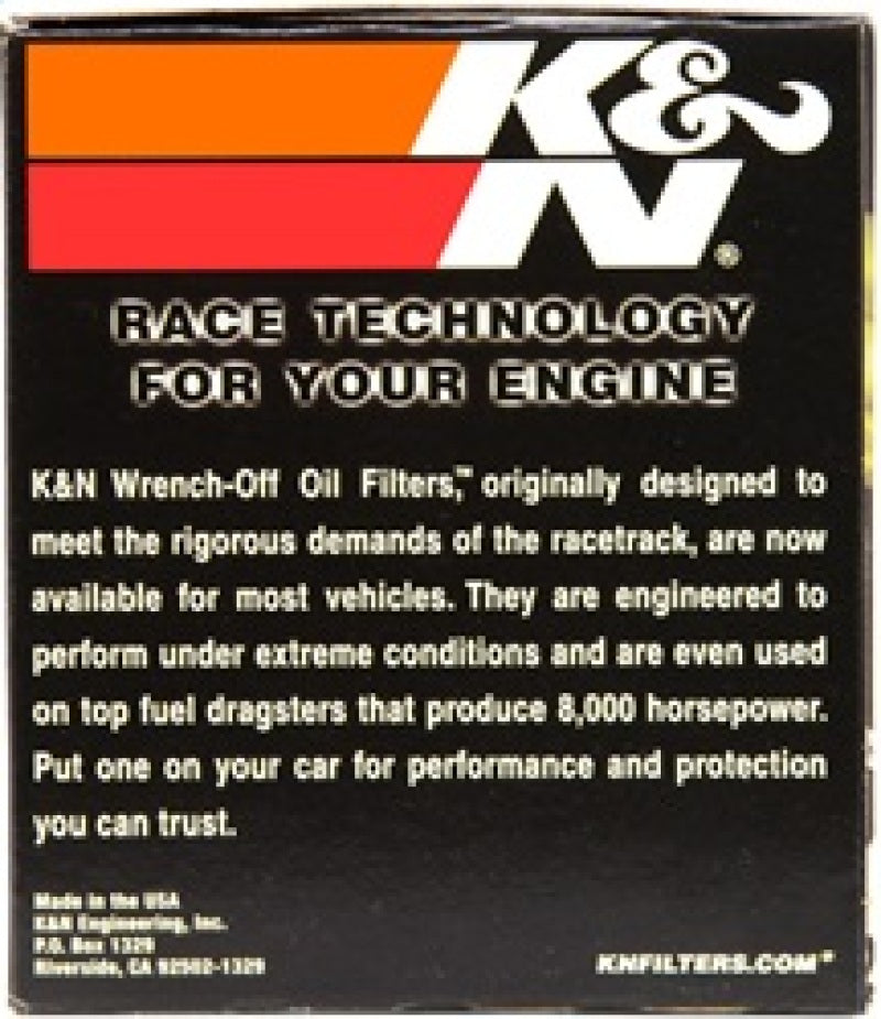 K&N 87-92 Supra Non-Turbo / 99-04 Grand Cherokee 4.0 Performance Gold Oil Filter - Blais Performance Parts