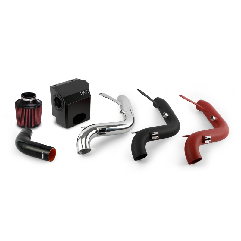 Mishimoto 14-15 Ford Fiesta ST 1.6L Performance Air Intake Kit - Wrinkle Red - Blais Performance Parts