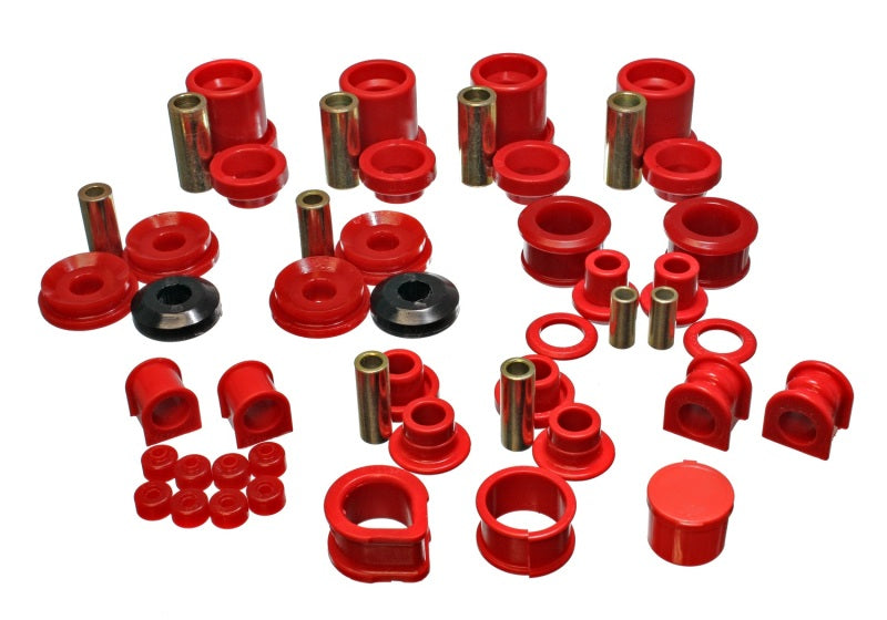 Energy Suspension 90-96 Nissan 300ZX Red Hyper-Flex Master Bushing Set (Sway bar end link bushings a - Blais Performance Parts