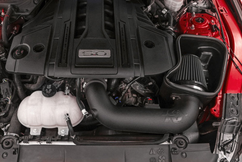 K&N 18-23 Ford Mustang GT 5.0L V8 F/I Dryflow Performance Air Intake System - Blais Performance Parts