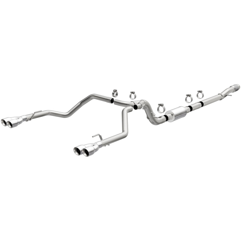 MagnaFlow 2019 Chevrolet Silverado 1500 Quad Exit Polished Stainless Cat-Back Exhaust - Blais Performance Parts