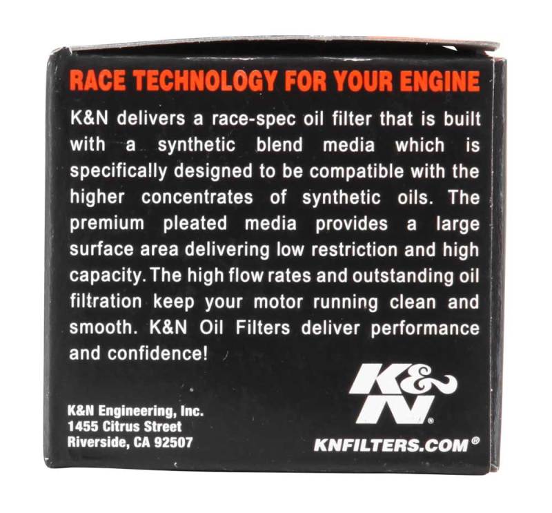 K&N Honda/Husqvarna 1.625in OD x .438in ID x 1.406in H Oil Filter - Blais Performance Parts