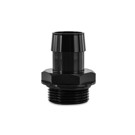 Mishimoto -16ORB to 1in. Hose Barb Aluminum Fitting - Black - Blais Performance Parts