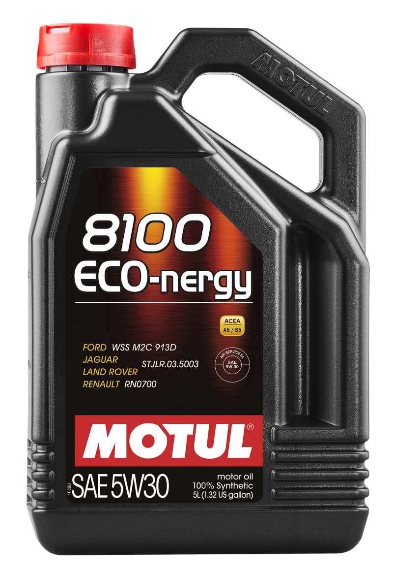 Motul 5L Synthetic Engine Oil 8100 5W30 ECO-NERGY - Ford 913C - Blais Performance Parts