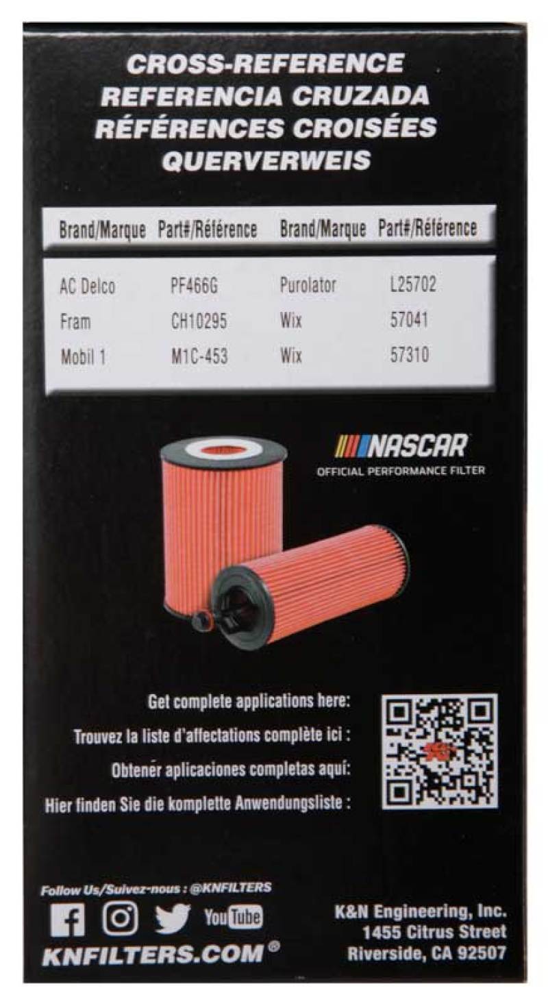 K&N Oil Filter OIL FILTER AUTOMOTIVE - Blais Performance Parts