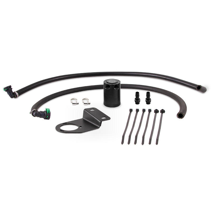 Mishimoto 19+ Ford Ranger Baffled Oil Catch Can Kit - Black - Blais Performance Parts