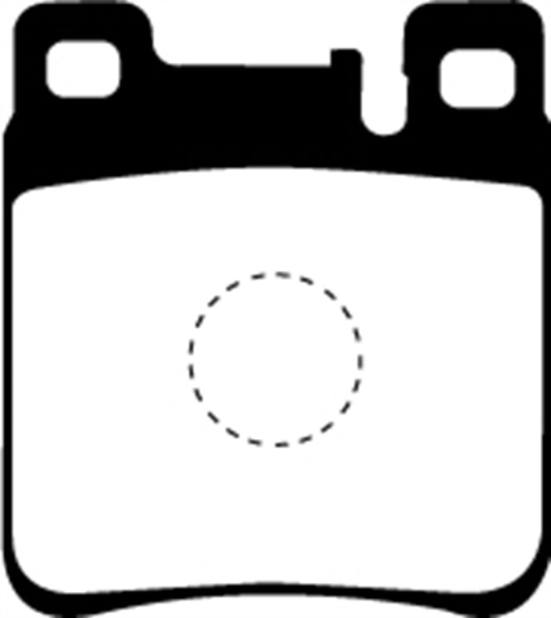 EBC 05-06 Chrysler Crossfire 3.2 SRT6 Yellowstuff Rear Brake Pads - Blais Performance Parts