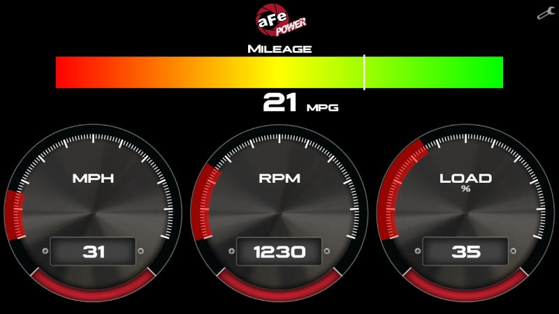 aFe AGD Advanced Gauge Display Digital 5.5in Monitor 08-18 Dodge/RAM/Ford/GM Diesel Trucks - Blais Performance Parts