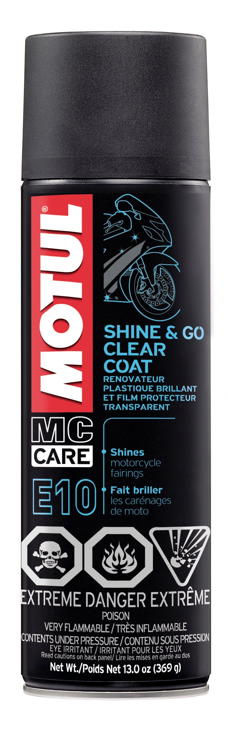 Motul 13oz Cleaners SHINE & GO - Silicone Clean (13 oz) - Blais Performance Parts