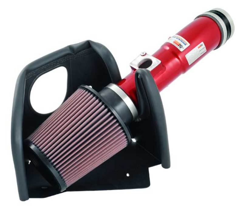 K&N 06 Eclipse GT 3.8L V6 Red Typhoon Short Ram Intake - Blais Performance Parts