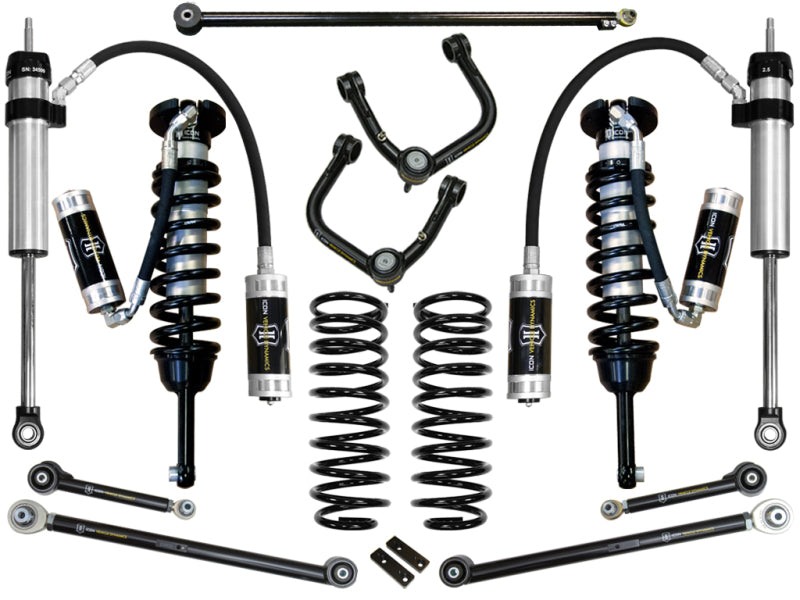 ICON 03-09 Toyota 4Runner/FJ 0-3.5in Stage 6 Suspension System w/Tubular Uca - Blais Performance Parts