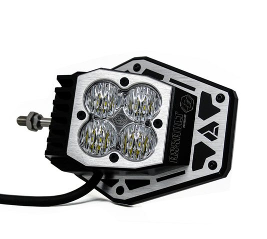Baja Designs NightHawk Mirror Kit / Squadron Sports / 2.00in Tube Mount - Blais Performance Parts