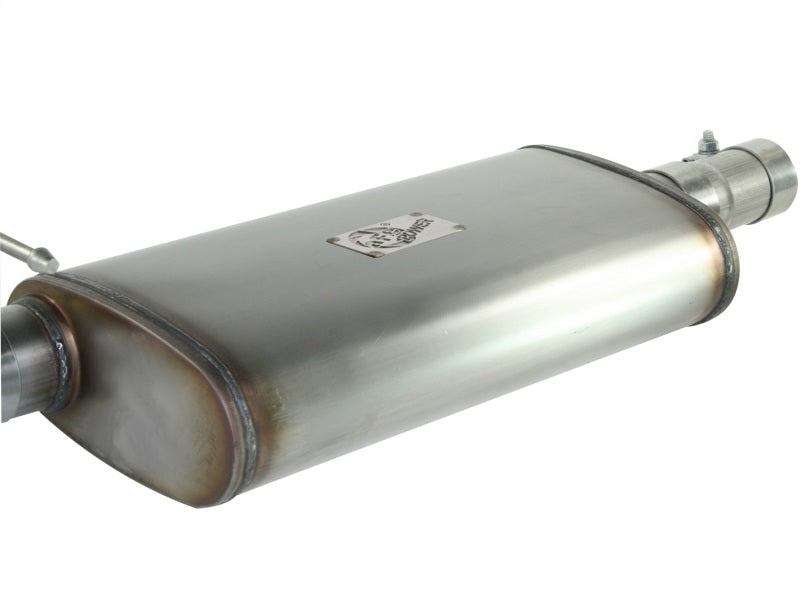 aFe MACHForce XP Exhausts Cat-Back SS-409 EXH Jeep Wrangler TJ 97-06 I6-4.0L HT - 2.5 In. - Blais Performance Parts