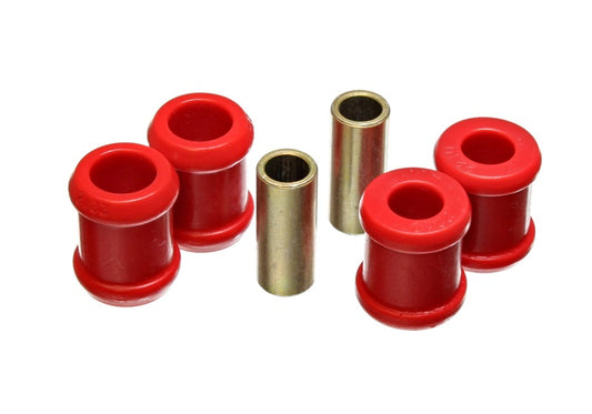 Energy Suspension 88-98 GM Silverado 1/2 Ton C-10/C1500 P/U 2WD Red Rear Shock Bushing Set - Blais Performance Parts