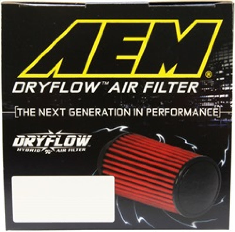 AEM DryFlow Conical Air Filter 5.5in Base OD / 4.75in Top OD / 5in Height - Blais Performance Parts