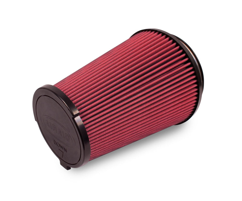 Airaid 10-14 Ford Mustang Shelby 5.4L Supercharged Direct Replacement Filter - Oiled / Red Media - Blais Performance Parts
