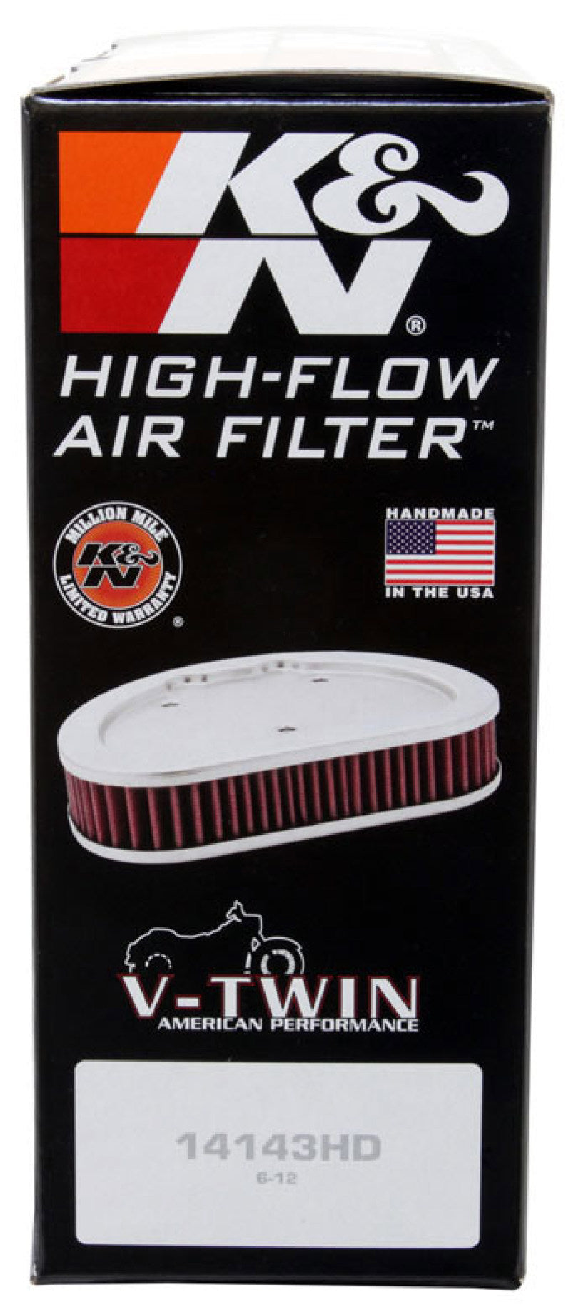 K&N Universal 7in OD / 5in ID / 1.938in H Round Replacement Air Filter - Blais Performance Parts