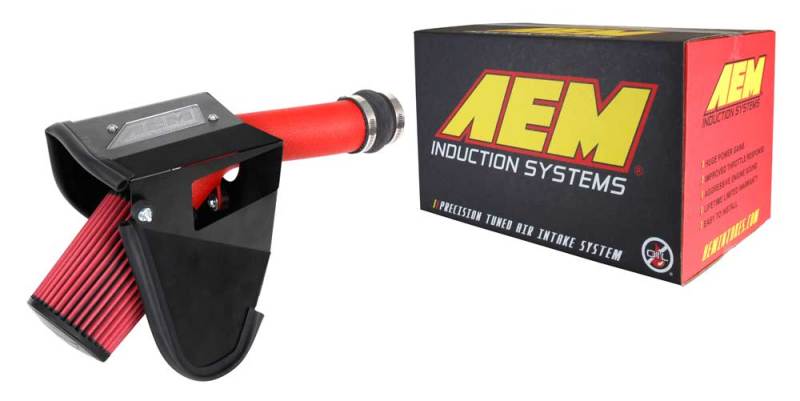 AEM Induction 2019 Subaru WRX STI 2.5L Cold Air Intake - Wrinkle Red - Blais Performance Parts