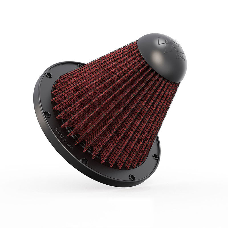 K&N Unique Custom Air Filter Tapered Conical 170mm Base OD x 60mm Top OD x 124mm Height - Blais Performance Parts