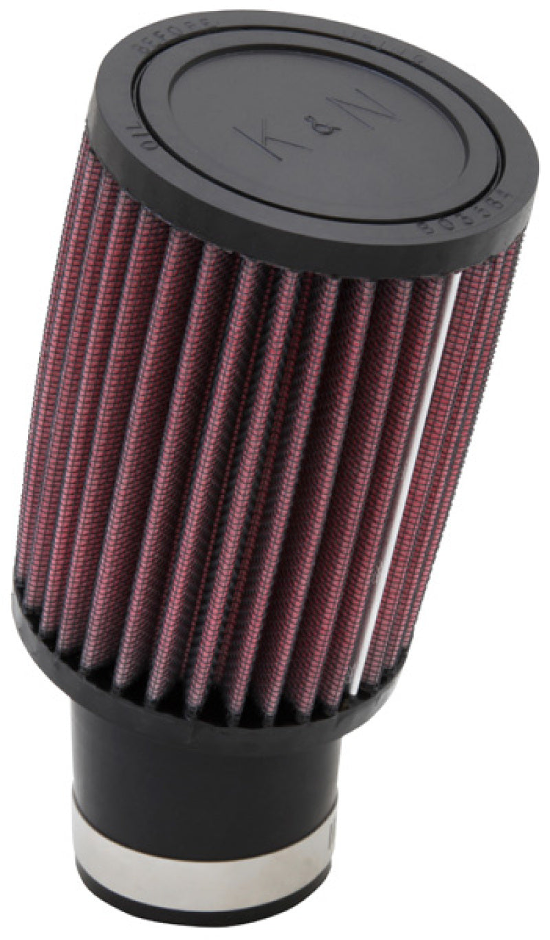 K&N Filter Universal Rubber Filter - Round Straight - Angled Flange for 81-82 Honda ATC250R 250 - Blais Performance Parts