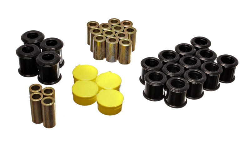 Energy Suspension 89-94 Nissan 240SX (S13) Black Rear Control Arm Bushing Set - Blais Performance Parts