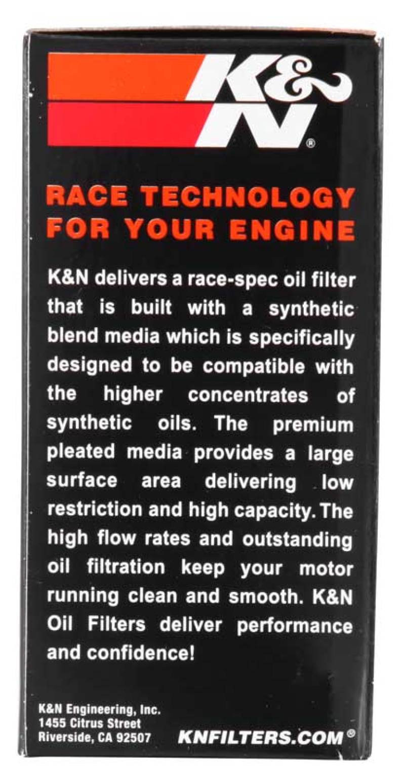 K&N KTM / Husaberg / Betamotor / Polaris 1.625in OD x 0.438in ID x 2.719in H Oil Filter - Blais Performance Parts