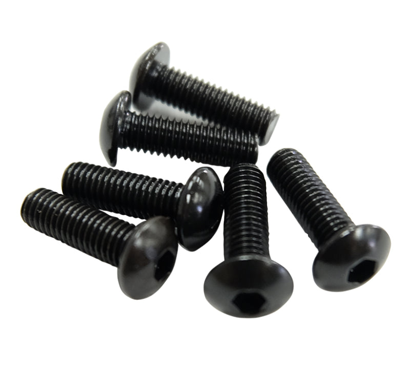 NRG Steering Wheel Screw Upgrade Kit (Flat) - Black - Blais Performance Parts