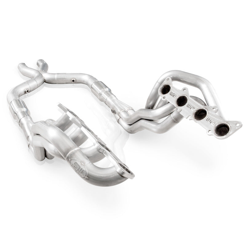 Stainless Works 2011-14 Mustang GT Headers 1-7/8in Primaries High-Flow Cats 3in X-Pipe - Blais Performance Parts