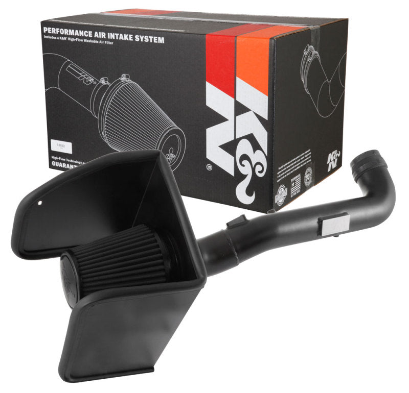 K&N 17-18 Chevrolet Colorado 3.6L V6 Black Performance Intake Kit - Blais Performance Parts