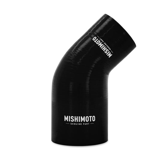 Mishimoto 2.5in to 3in 45 Degree Silicone Coupler - Black - Blais Performance Parts