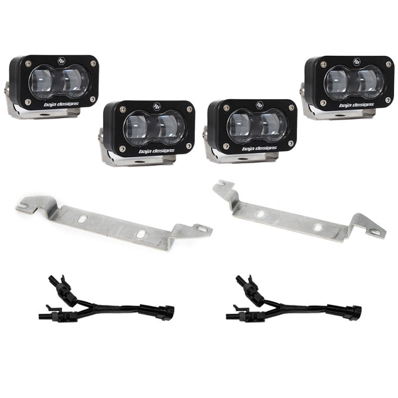 Baja Designs 2022+ Toyota Tundra S2 SAE OEM Fog Light Replacement Kit - Clear - Blais Performance Parts