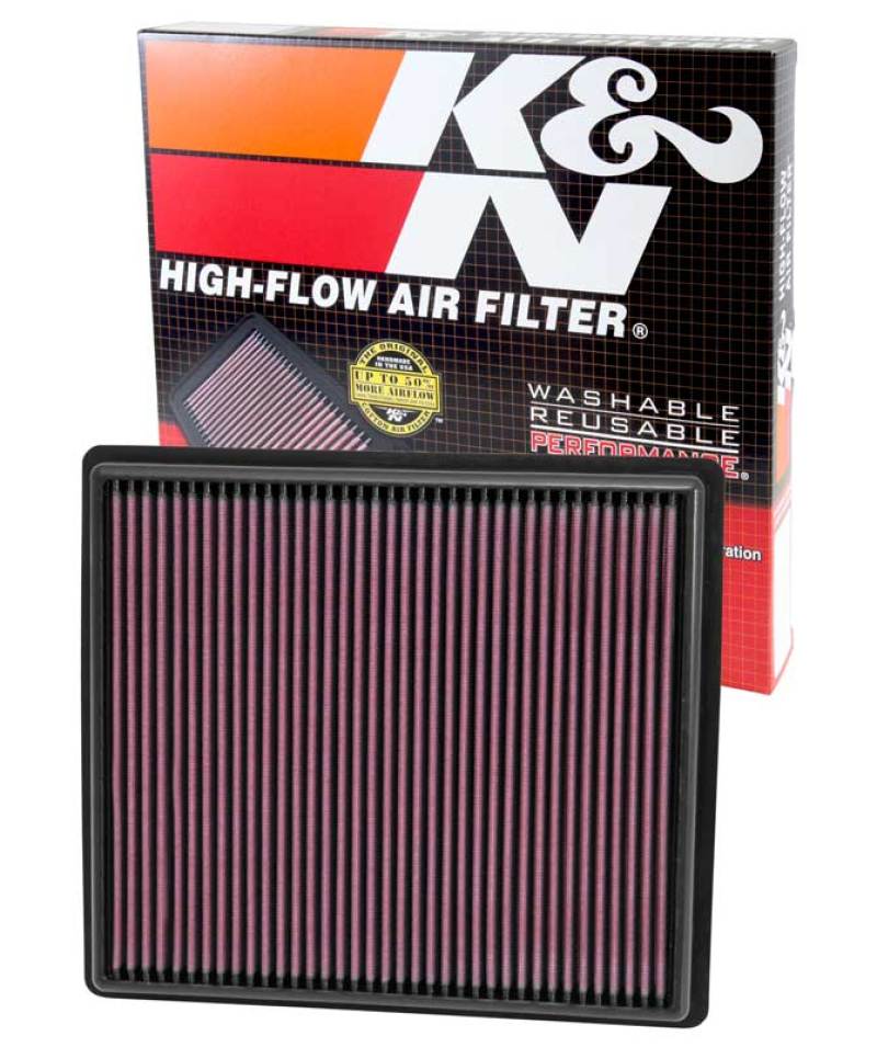 K&N Replacement Air Filter - Panel for 13 Chevrolet Malibu 2.5L/2.0L - Blais Performance Parts