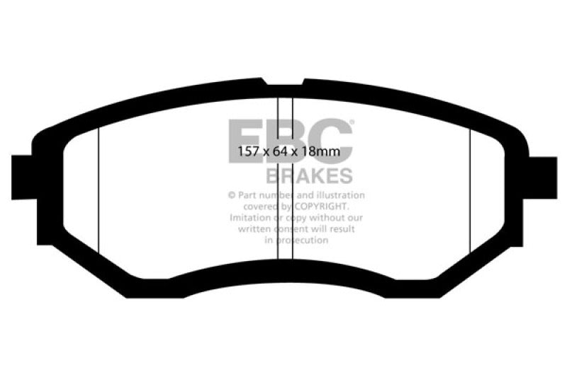 EBC 13+ Subaru Forester 2.0 Turbo Greenstuff Front Brake Pads - Blais Performance Parts