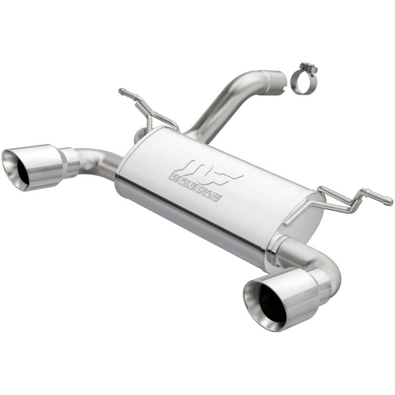 MagnaFlow 2018+ Jeep Wrangler 3.6L Dual Polished Tip Axle-Back Exhaust - Blais Performance Parts