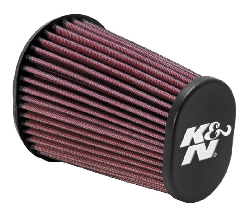 K&N Univrsl Rubber Oval Tprd Filter 2.438in F ID/3.75in B-OW/4.5in B-OL/2.5in T-OW/3.5in T-OL/6in H - Blais Performance Parts