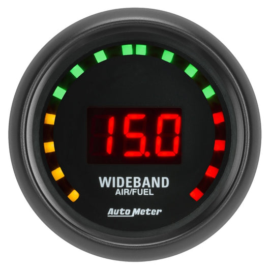 Autometer Z-Series 2-1/16in. 10:1-17:1 AFR Digital Street Air/Fuel Ratio Gauge - Blais Performance Parts