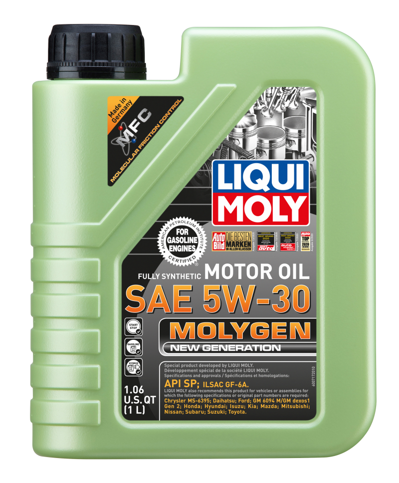 LIQUI MOLY 1L Molygen New Generation Motor Oil SAE 5W30 - Blais Performance Parts