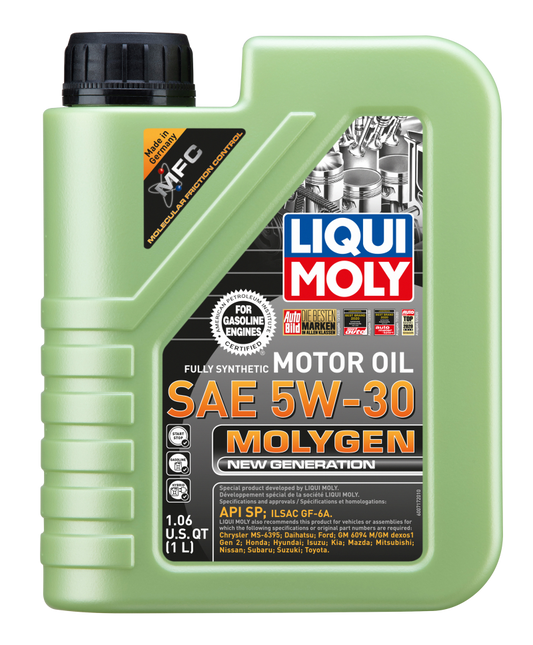 LIQUI MOLY 1L Molygen New Generation Motor Oil SAE 5W30 - Blais Performance Parts