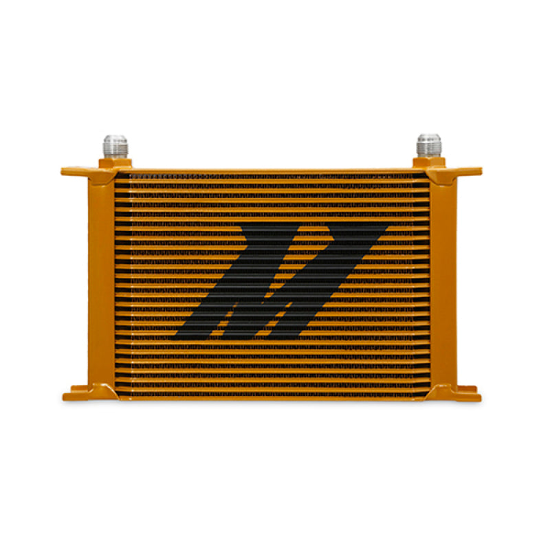 Mishimoto Universal 25-Row Oil Cooler - Gold - Blais Performance Parts