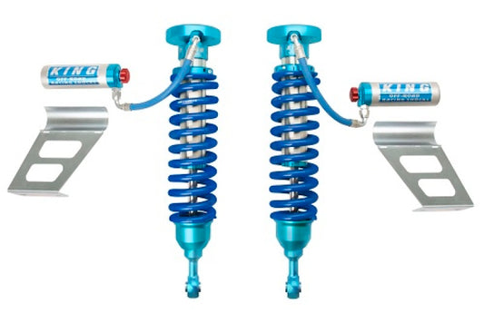 King Shocks 2007+ Toyota Tundra 2.5 Dia Front Coilover w/Remote Reservoir w/Adjuster (Pair) - Blais Performance Parts