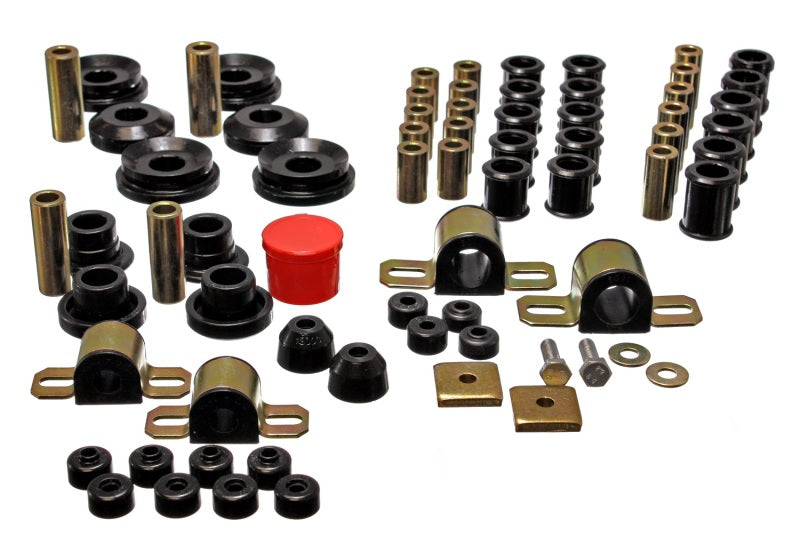 Energy Suspension 95-98 Nissan 240SX (S14) Black Hyper-Flex Master Bushing Set - Blais Performance Parts