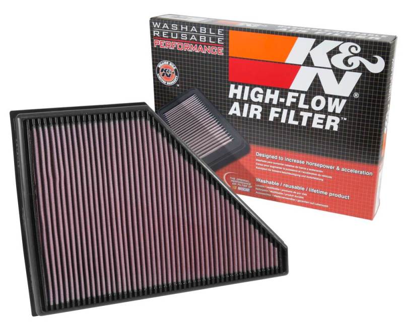 K&N 2017 Cadillac XT5 3.6L V6 F/I Drop In Air Filter - Blais Performance Parts